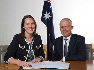 Photo of Kelly O'Dwyer as The minister assiting the prime minister